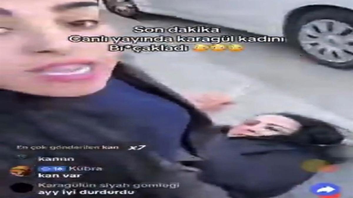 Canlı yayın yaparken tartıştığı kadını bıçaklayan hamile kadın tahliye oldu