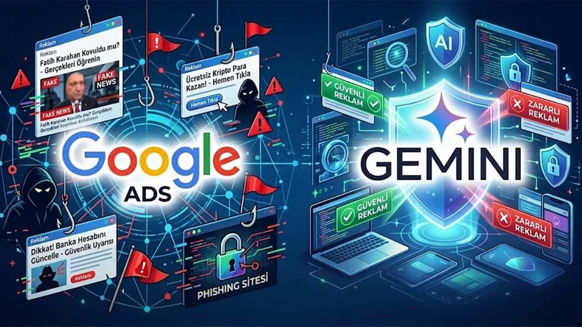 Google'ı mesken tutan dolandırıcıları Gemini'ya sorduk: Sorumlu Google'ın kendisi!