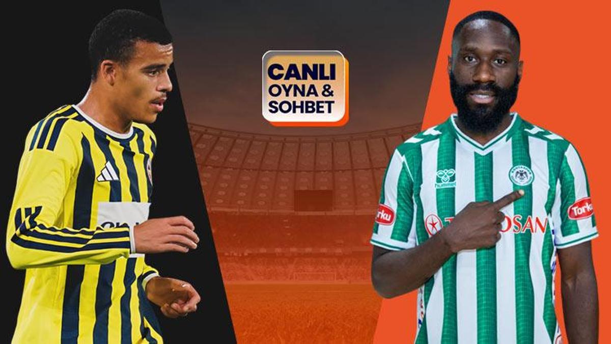Fenerbahçe, Konyaspor'u ağırlıyor! Maçın heyecanı canlı sohbet ile Misli'de