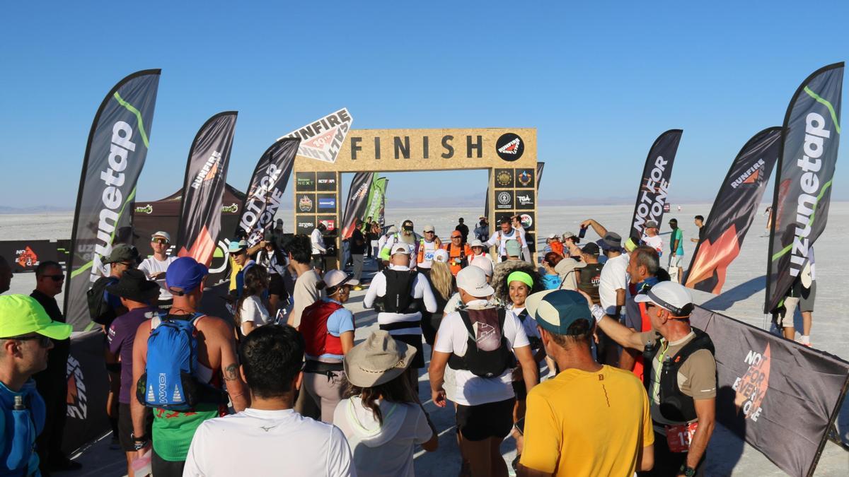 Aksaray'da Runfire Salt Lake Ultra Trail Maratonu tamamlandı