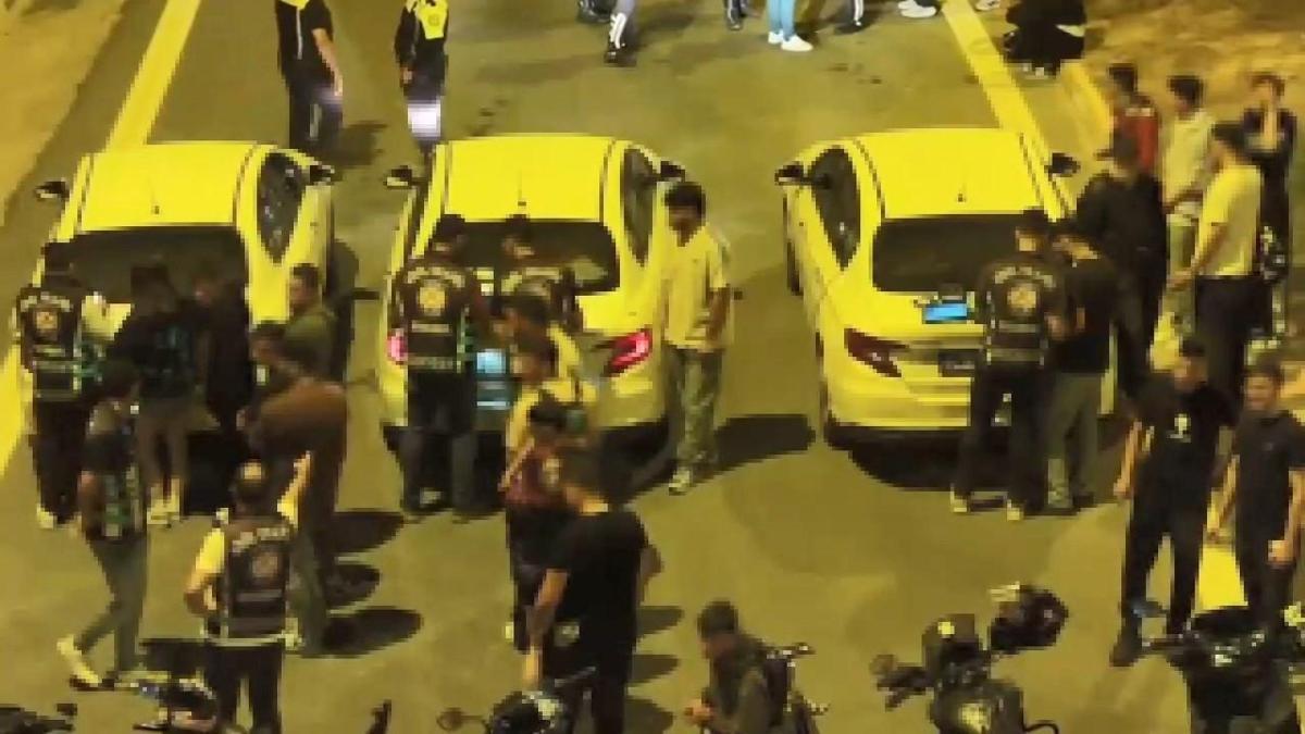 Eyüpsultan'da dron destekli trafik denetimi: 58 gözaltı