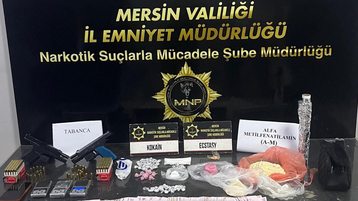 Mersin’de uyuşturucu operasyonu: 2 tutuklama