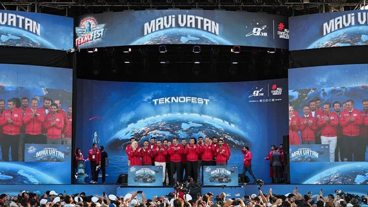 343 bin kişi TEKNOFEST Mavi Vatan’da buluştu