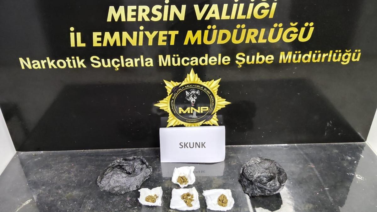 Mersin’de uyuşturucu operasyonu: 2 tutuklama