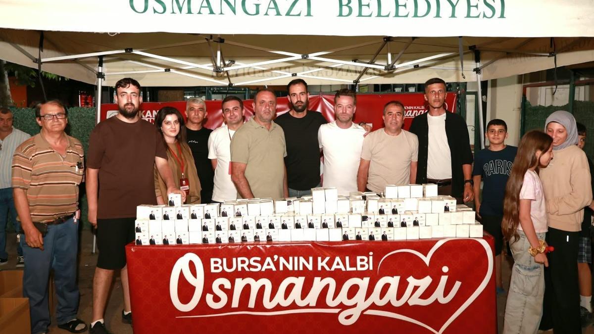 Osmangazi Belediyesi’nden Mevlit Kandili’nde geleneksel ikram