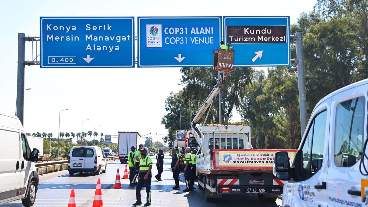 Antalya’nın yolları, COP31 İklim Zirvesi’ne hazırlanıyor