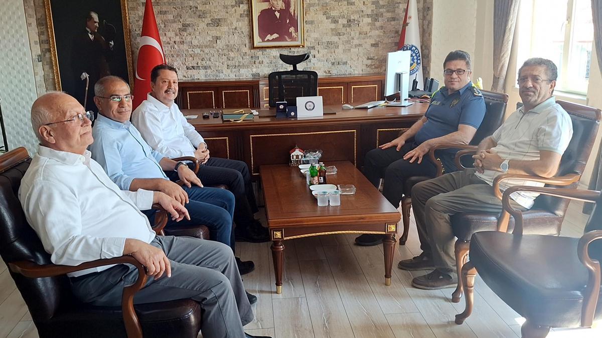 Beypazarı Belediye Başkanı Kasap'tan İlçe Emniyet Müdürü Tufan'a ziyaret