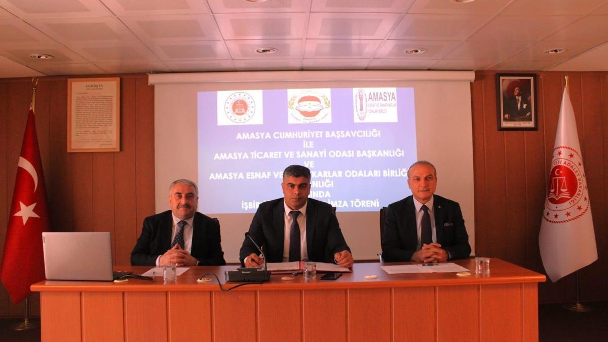 Amasya’da yükümlülerin topluma kazandırılması için iş birliği protokolü imzalandı