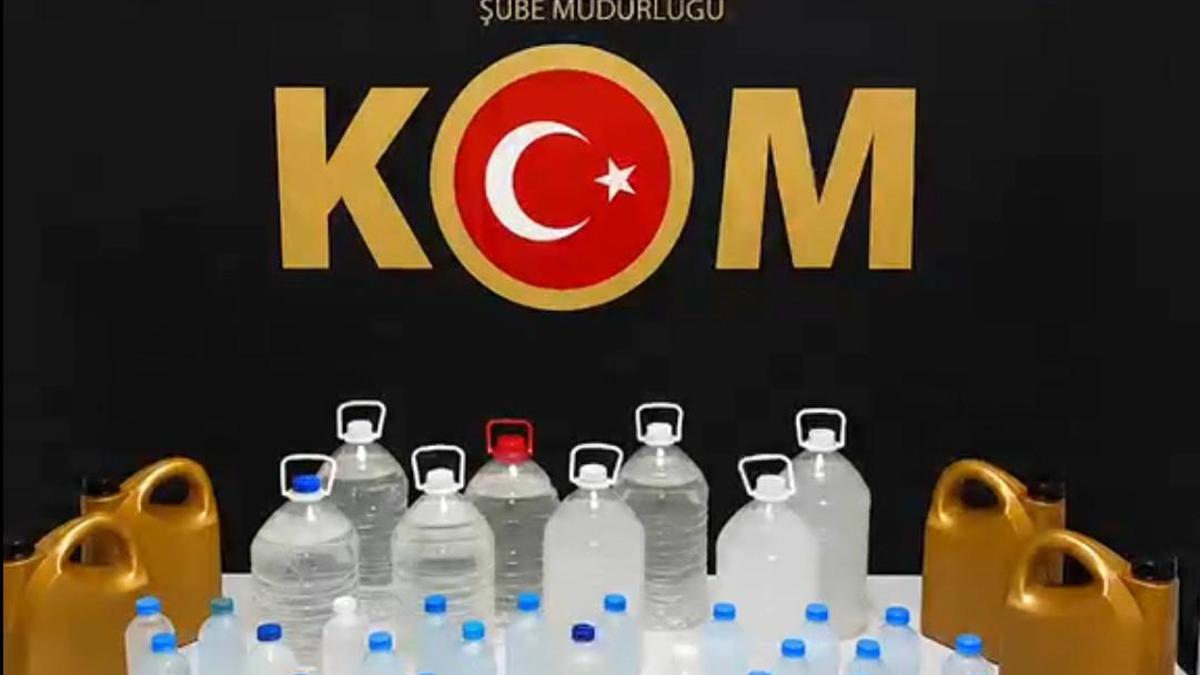 Edirne’de sahte içki operasyonu