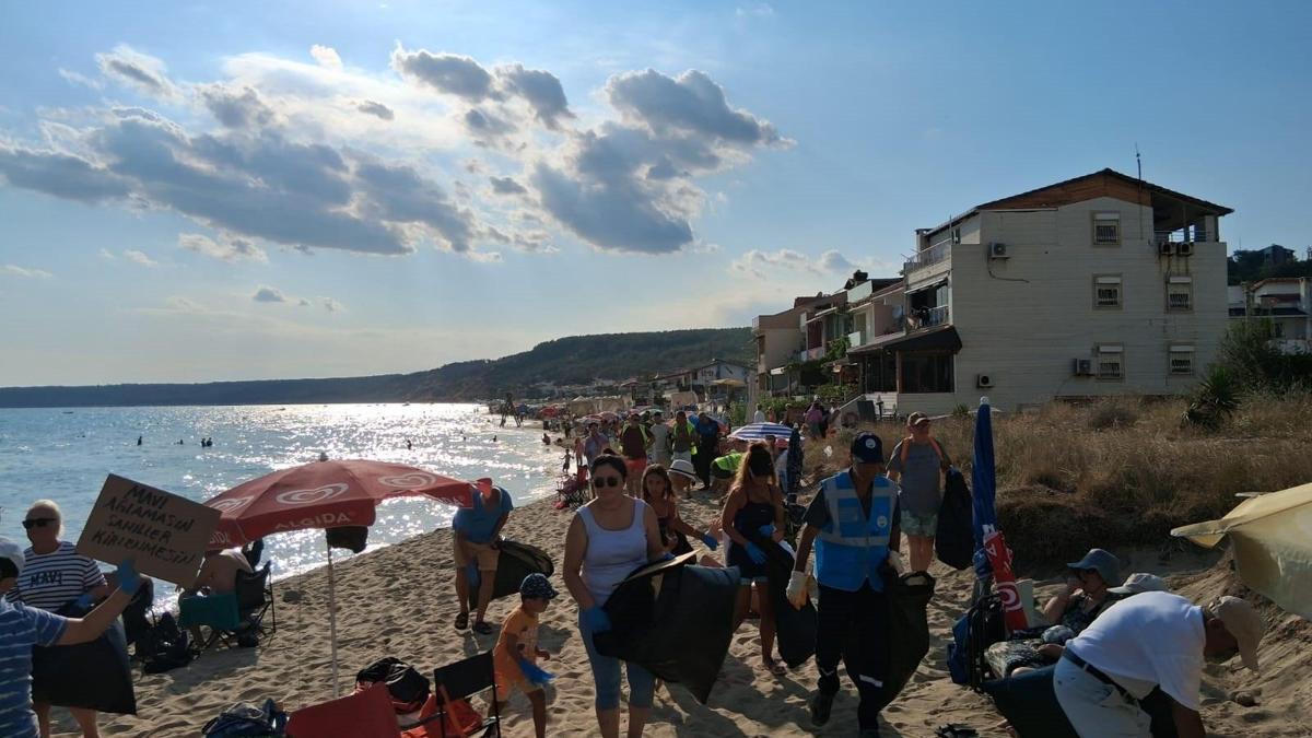 Saros Körfezi’nde çevre temizliği etkinliği