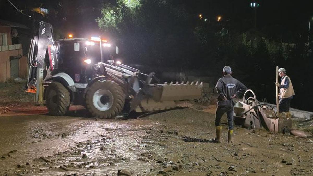 Sağanak taşkın ve su Erzincan'da baskınlarına neden oldu
