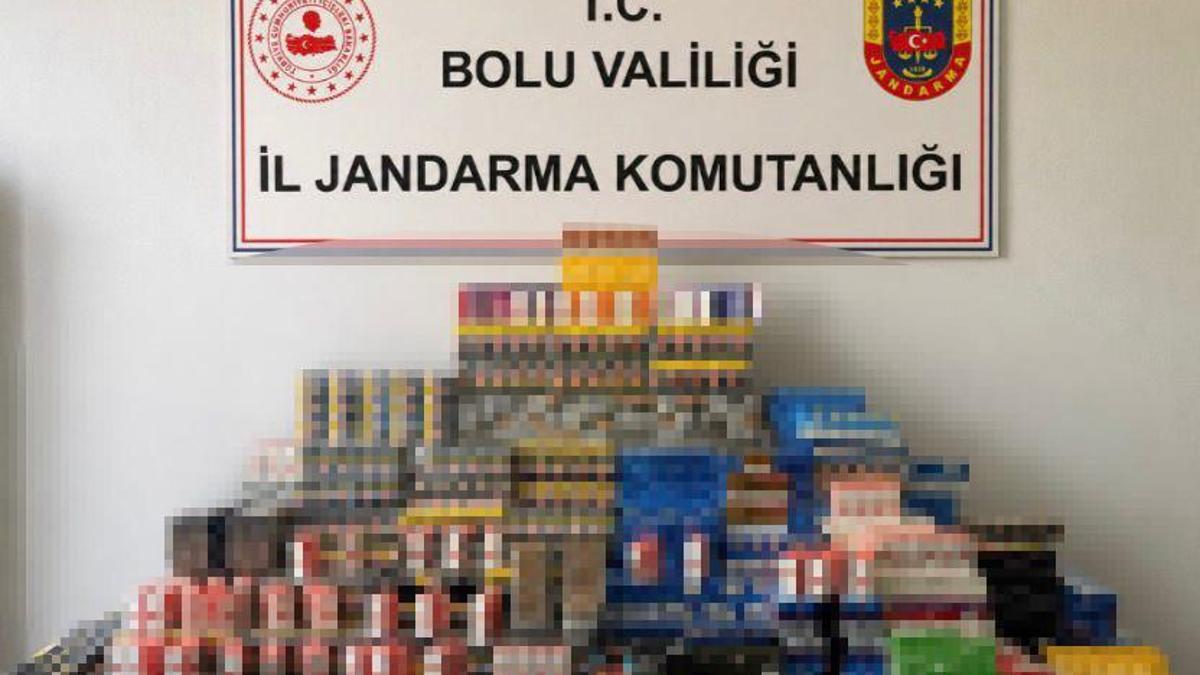 Binlerce paket kaçak sigara ele geçirildi