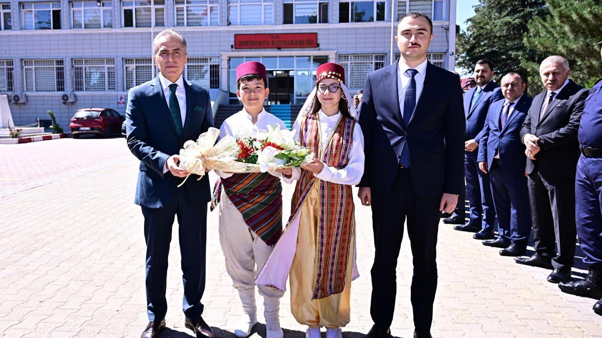 Vali Kök, Derinkuyu’da yatırımları değerlendirdi
