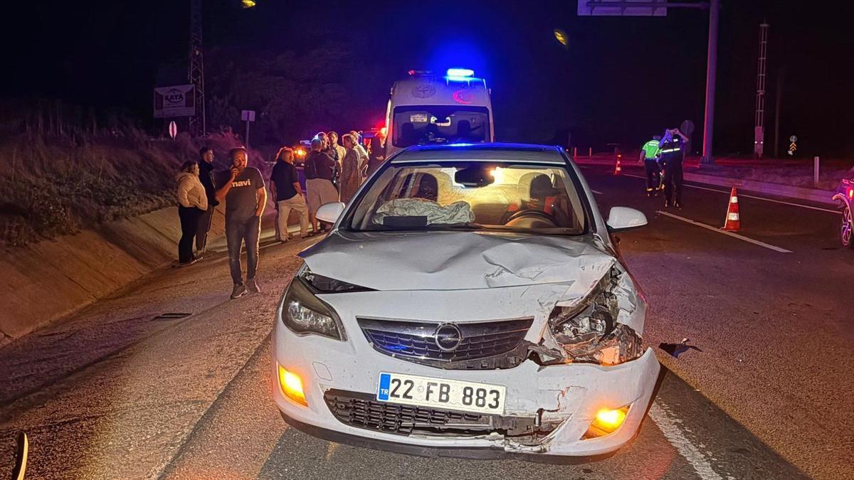 Edirne’de 2 ayrı kaza; 2 yaralı