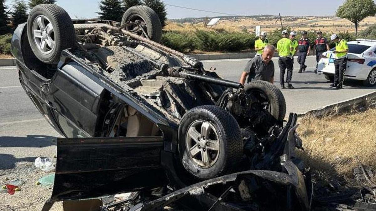 Takla atan otomobilin sürücüsü hayatını kaybetti