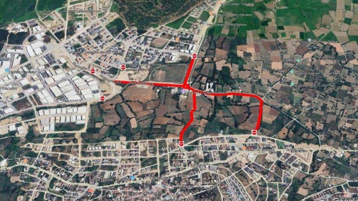 Bursa'da kritik kavşak trafiğe kapanıyor