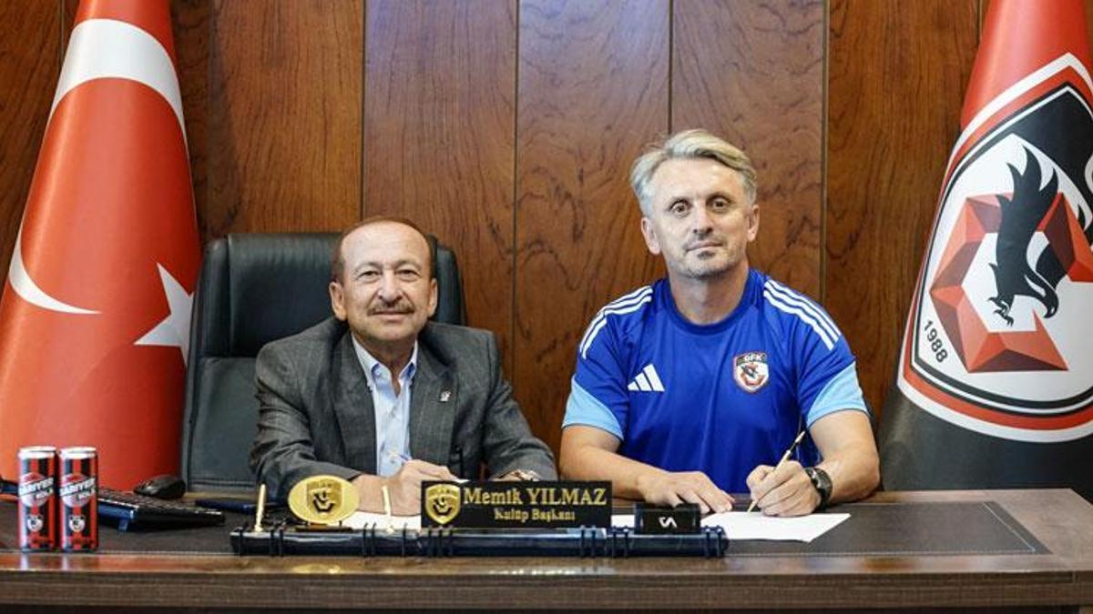 Gaziantep FK teknik direktör Orhan Ak ile sezon sonuna kadar sözleşme imzaladı