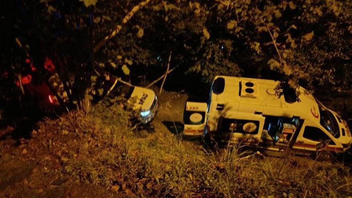 Park ederken kontrolden çıkan araç uçuruma yuvarlandı 2 kişi hayatını kaybetti