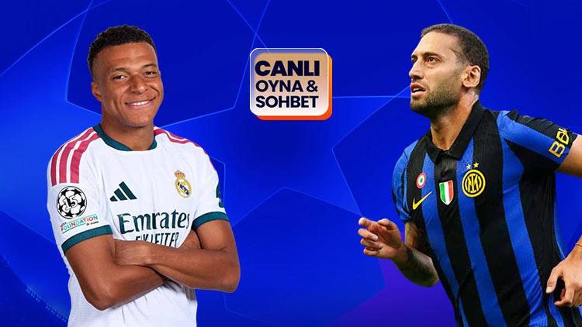 Real Madrid, İnter’i ağırlıyor! Şampiyonlar Ligi heyecanı canlı sohbet ile Misli’de