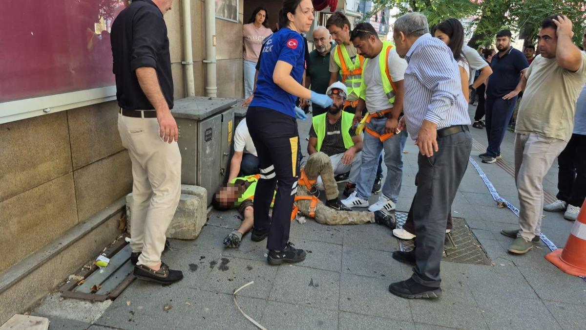 12 metreden düşen çatı ustası ağır yaralandı
