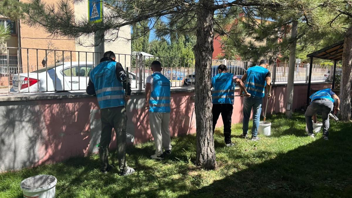 Denetimli serbestlik yükümlülerinden okullara destek