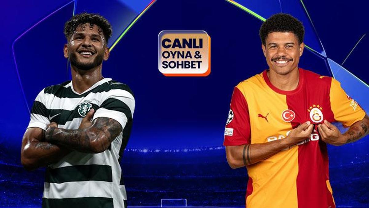 Galatasaray, Şampiyonlar Ligi'nde Sporting deplasmanında! Maçın heyecanı canlı sohbet ile Misli'de