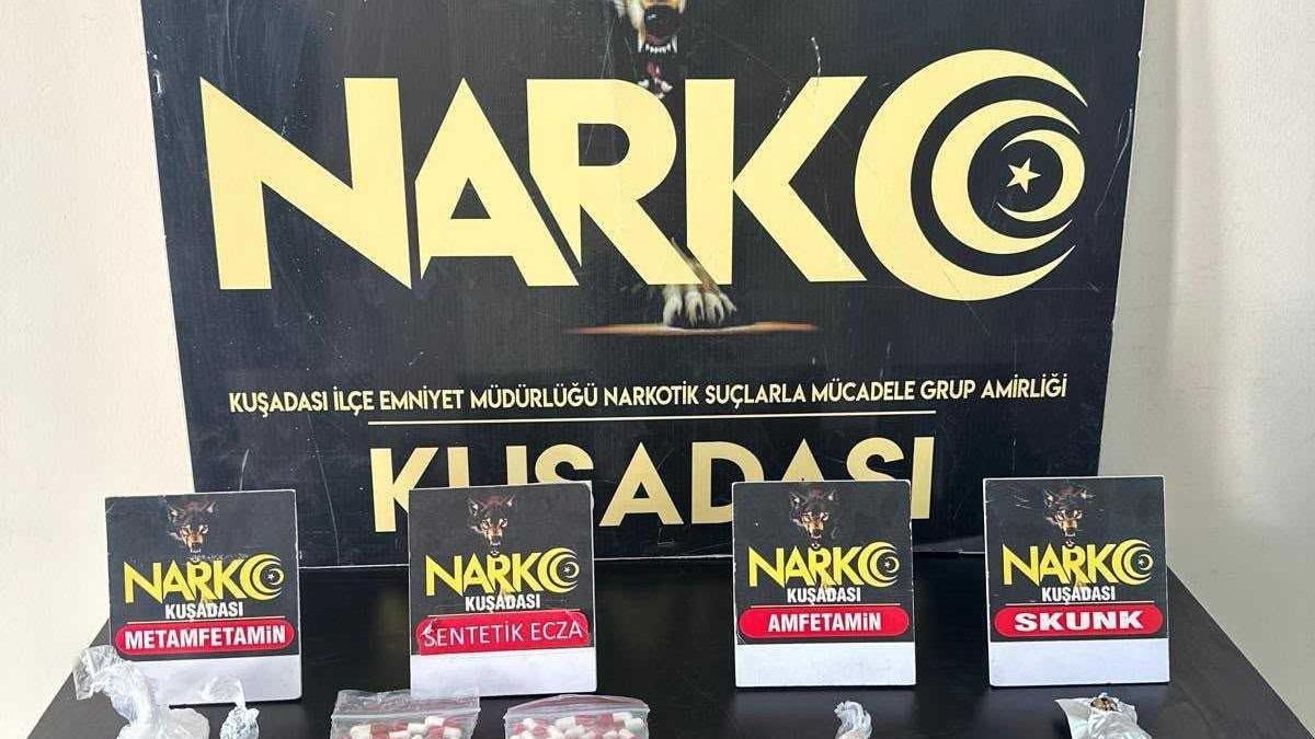 Kuşadası'nda uyuşturucu operasyonunda 2 kişi tutuklandı