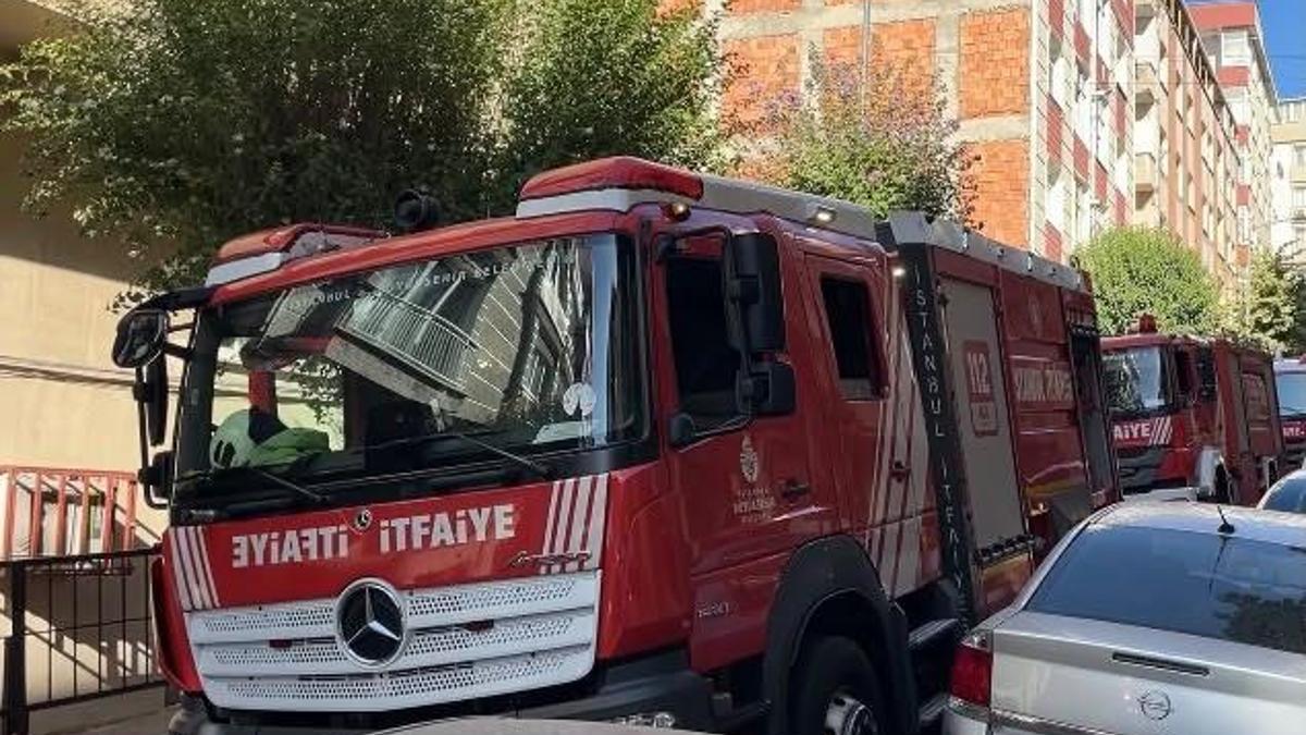 Bahçelievler'de 7 katlı binada çıkan yangın söndürüldü