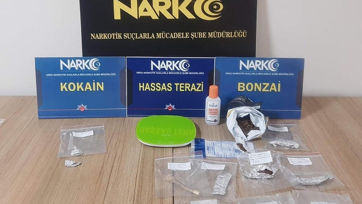 Ordu’da uyuşturucu operasyonunda 4 şüpheli tutuklandı