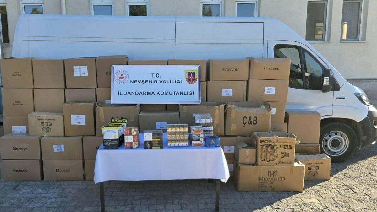 Nevşehir’de kaçak sigara ve tütün operasyonu: 1 gözaltı