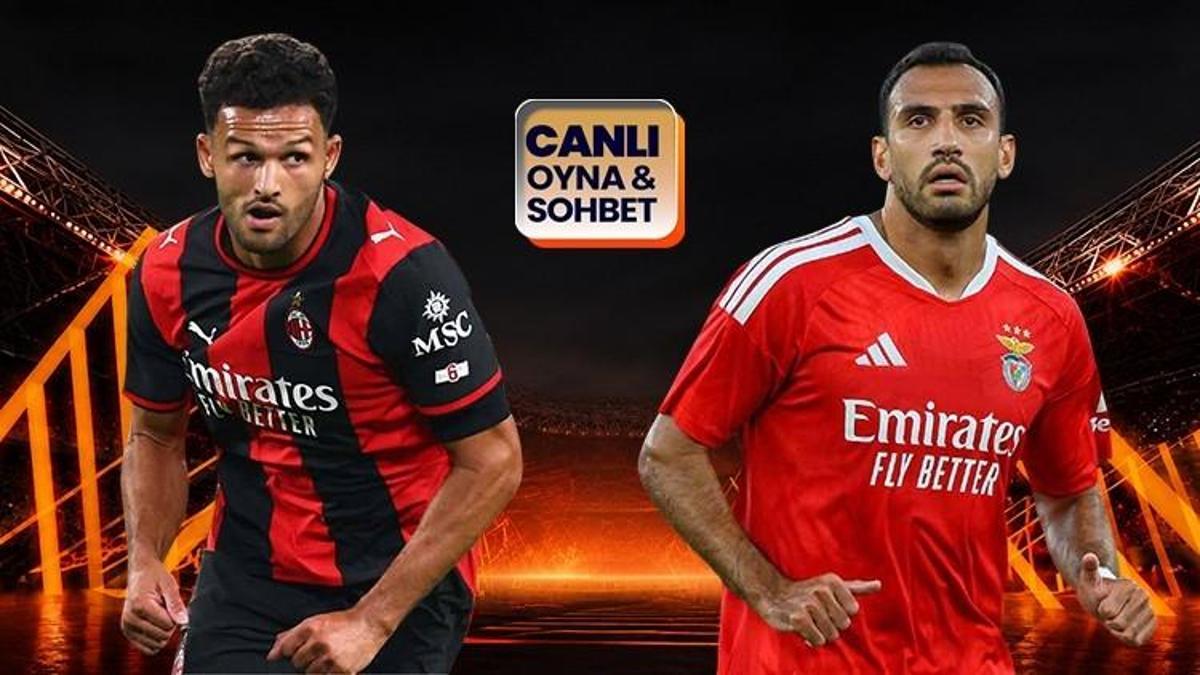 Milan, Benfica’yı konuk ediyor! Avrupa Ligi’nin heyecanı canlı sohbet ile Misli’de