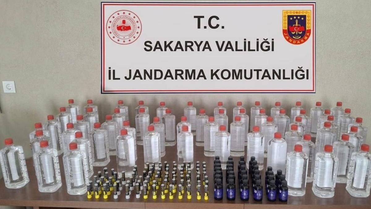 Sakarya'da sahte içki operasyonu: 5 gözaltı