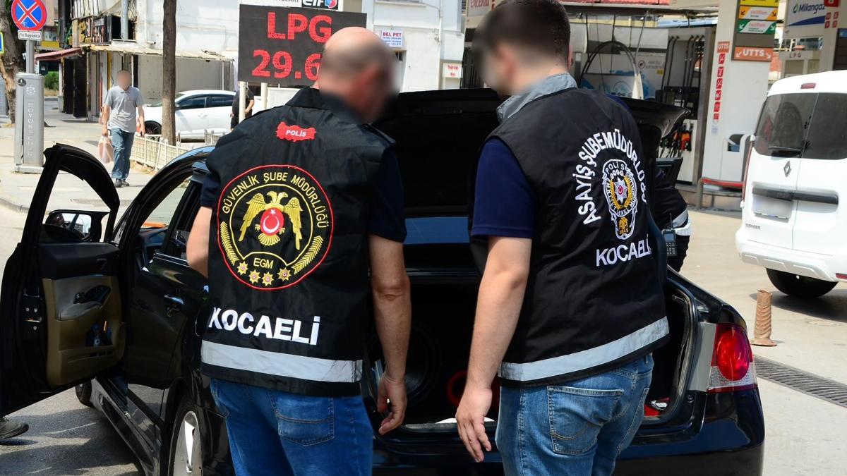 Kocaeli'de, çeşitli suçlardan aranan 50 kişi yakalandı