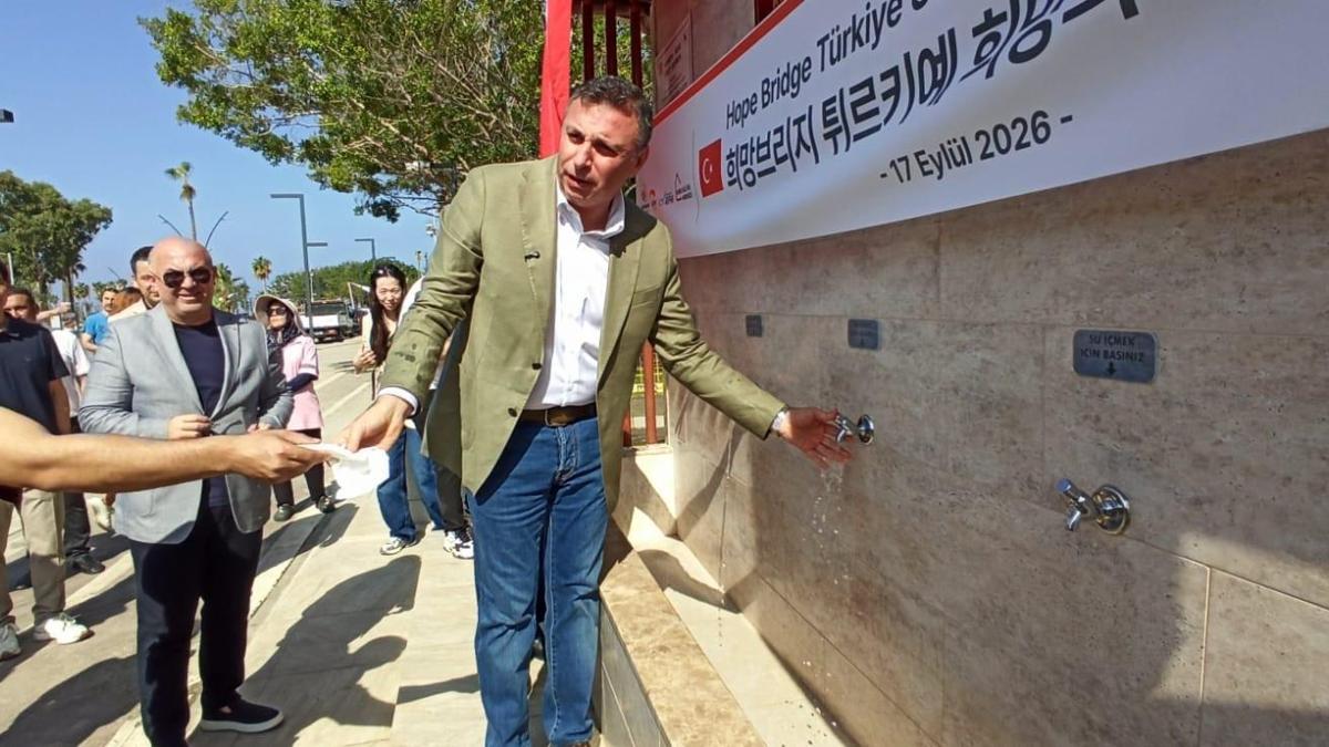 İskenderun'da Kore Dostluk Çeşmesi açıldı