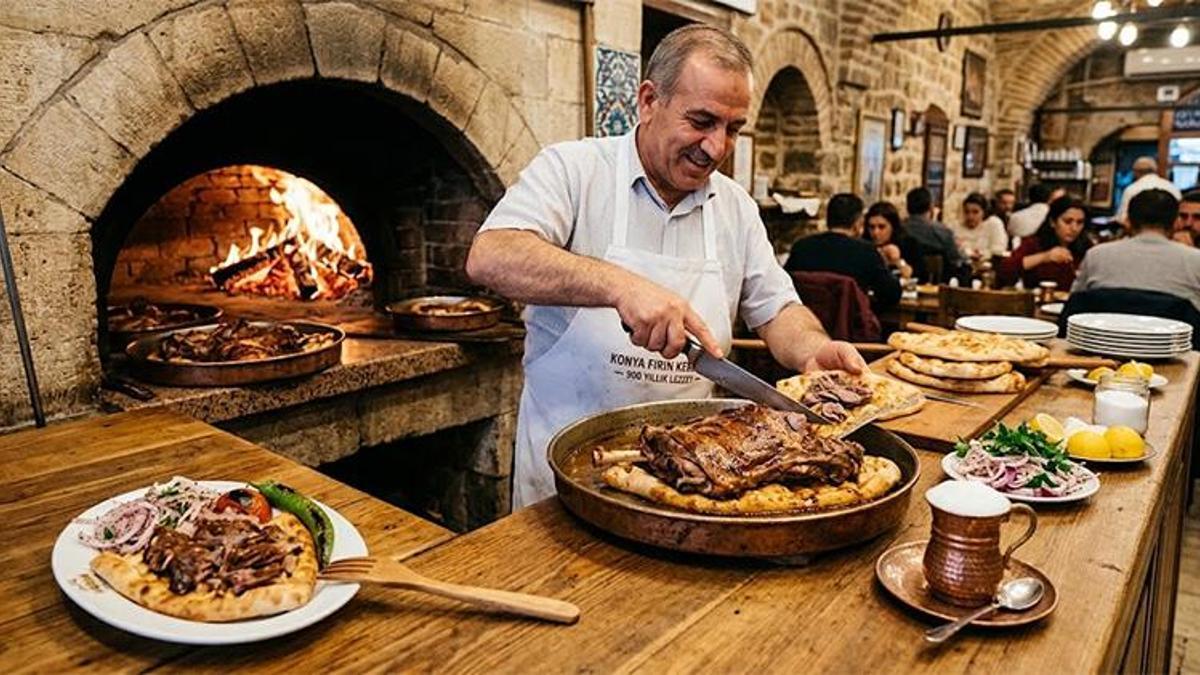 Konya’nın asırlık lezzeti Fırın Kebabı masalarda: Taş Fırından gelen 900 yıllık gelenek!