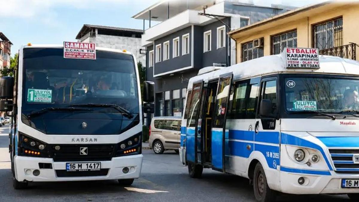 Bursa’da minibüs kararı! Sistem tamamen değişiyor