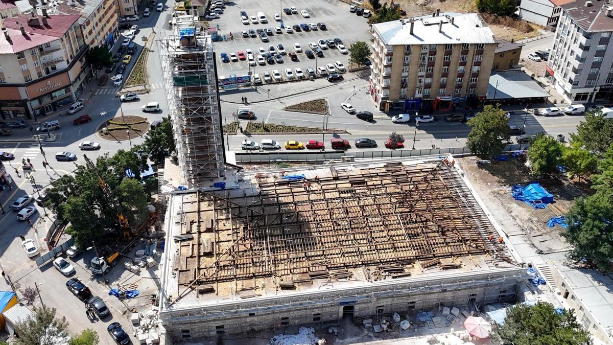 Sivas Ulu Camii'de restorasyon çalışmaları sürüyor