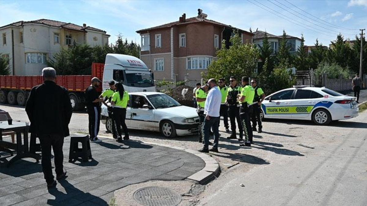 Ehliyet sınavında meydana gelen kazada 4 kişi yaralandı