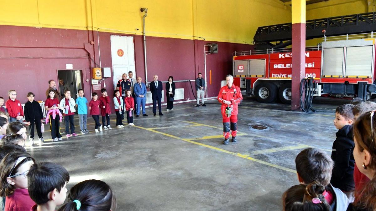 Keşan’da öğrencilere yangın güvenliği ve acil durum eğitimi