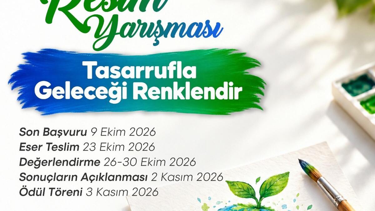 Yunusemre'de 'Tasarruf' temalı ödüllü resim yarışması
