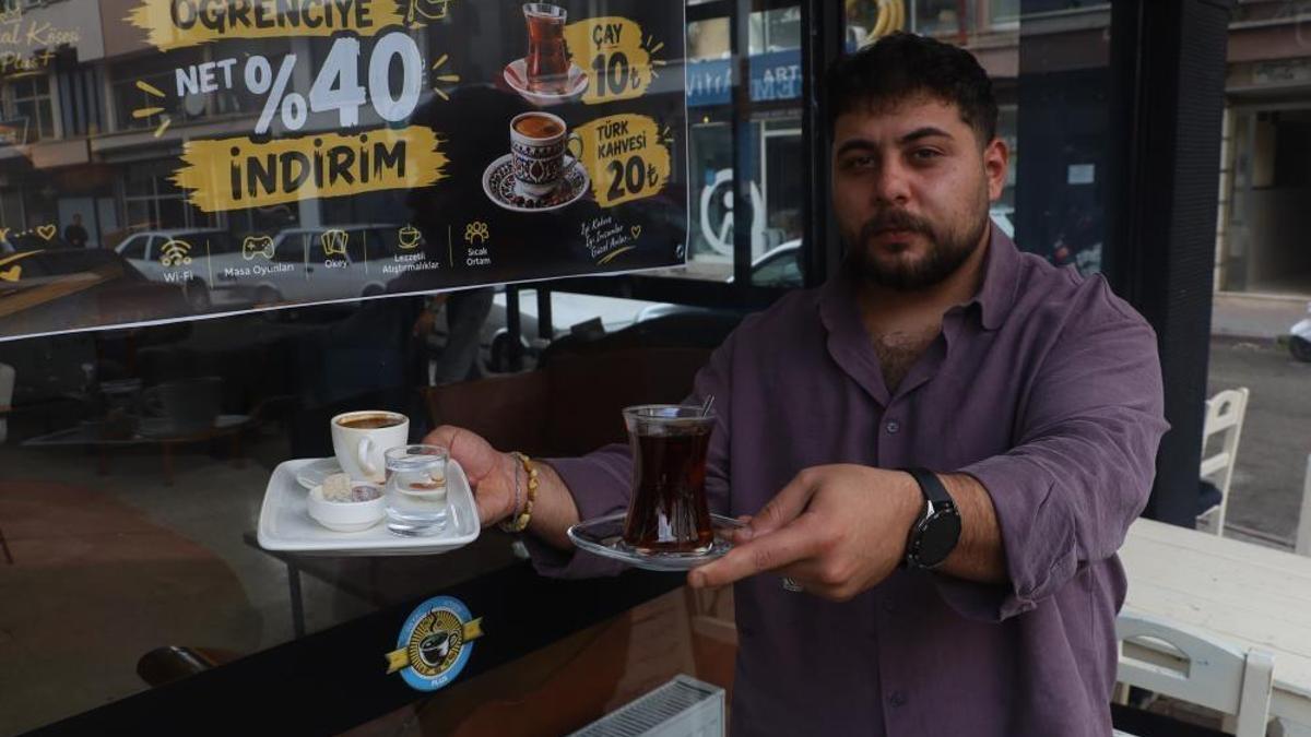 Öğrenciler bayram etti! Çay 10, kahve 20 liradan satılıyor, diğer ürünler de yüzde 40 indirimli