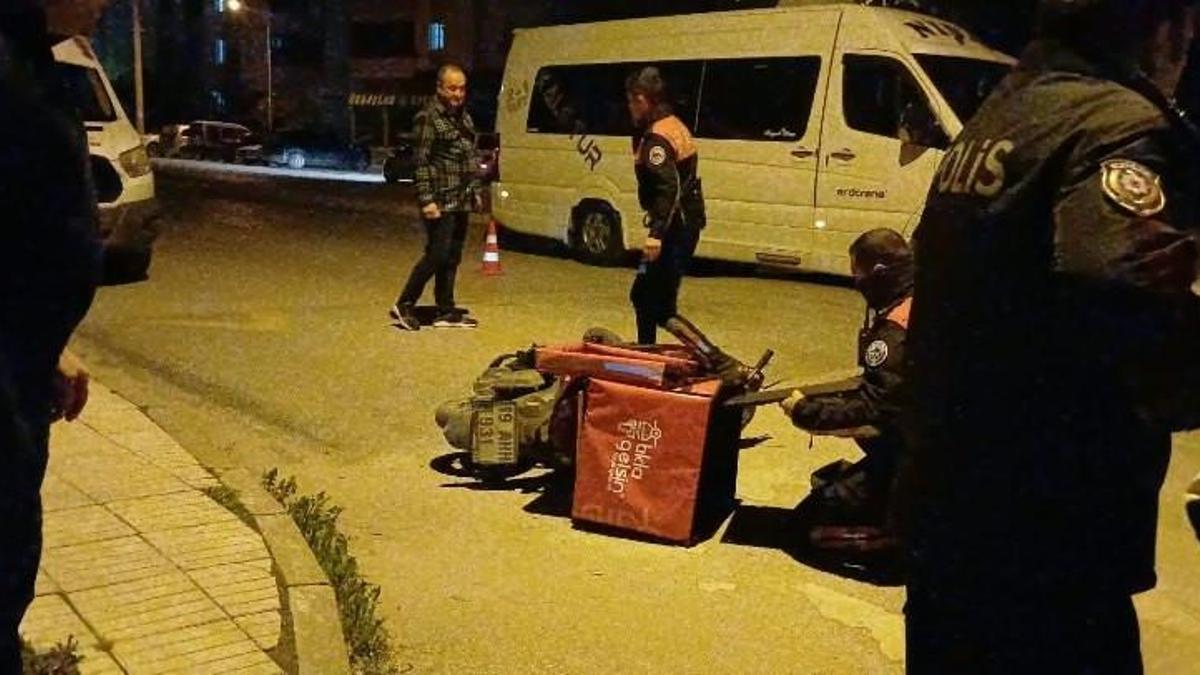 Kaçarken motosikletiyle polise çarpan sürücünün üzerinden uyuşturucu hap çıktı