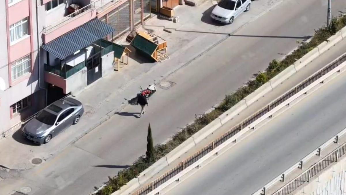 Trafik denetiminden çalıntı motosikletle kaçan sürücüye 58 bin lira ceza