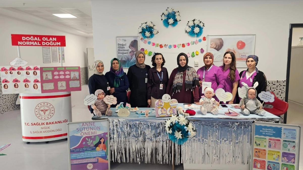 Niğde'de Normal Doğum Haftası etkinlikleri