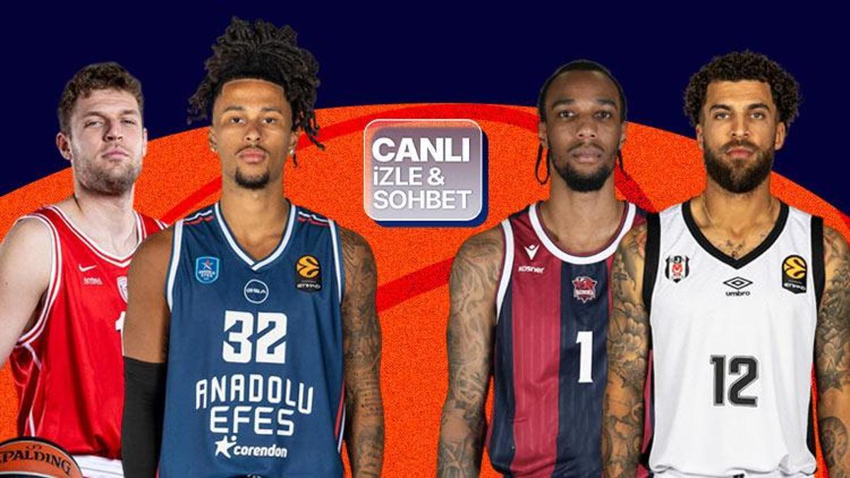 EuroLeague’deki iki temsilcimiz parkeye çıkıyor! Maçların heyecanı canlı yayın ile Misli’de