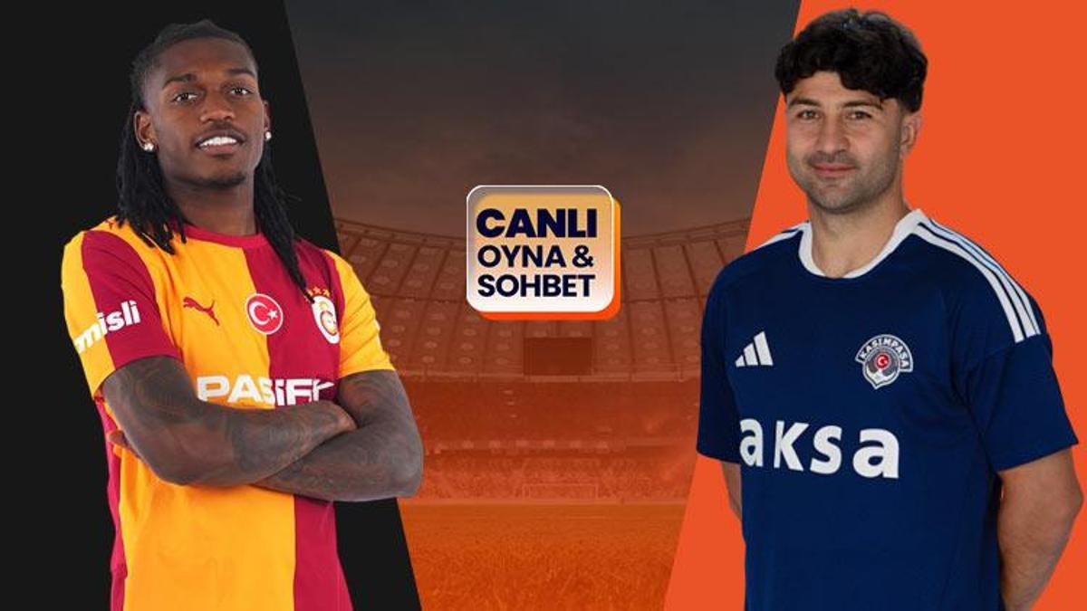 Galatasaray, Kasımpaşa'yı ağırlıyor! Maçın heyecanı canlı sohbet ile Misli'de