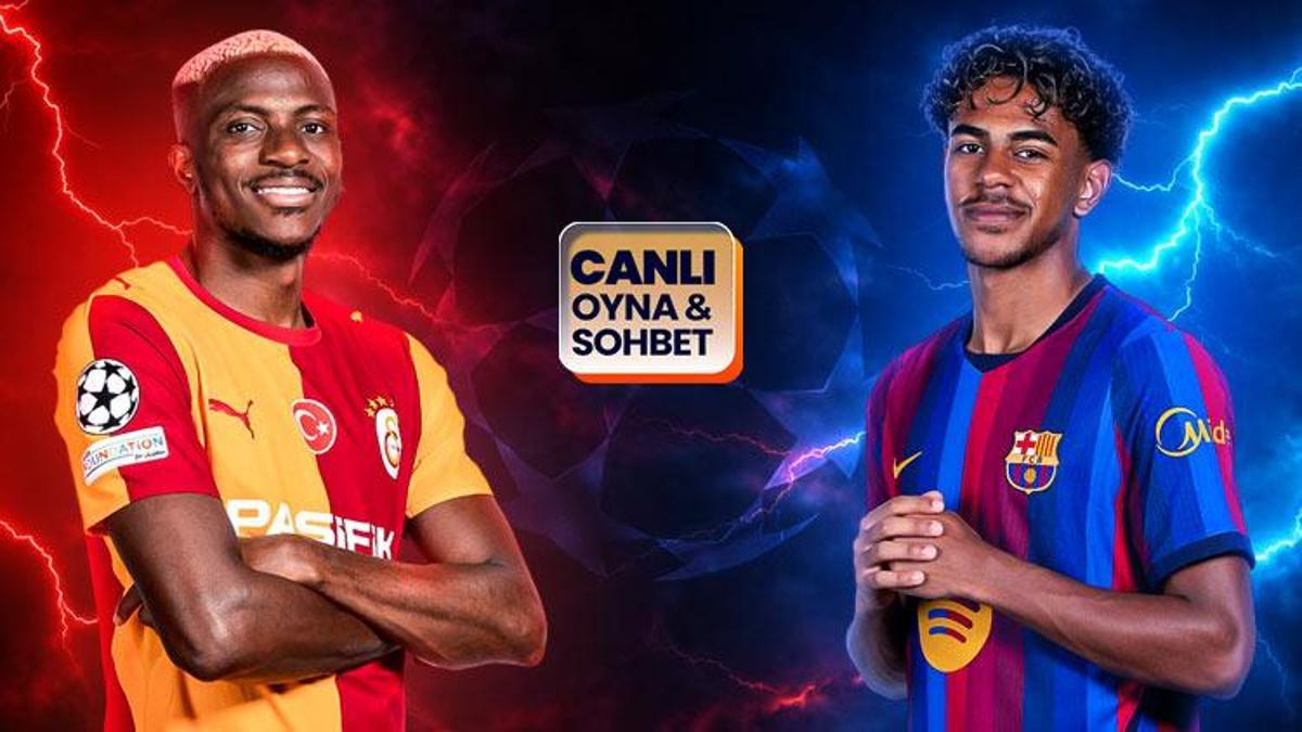 Galatasaray, Şampiyonlar Ligi'nde Barcelona'yı konuk edecek! Maçın heyecanı canlı sohbet ile Misli'de