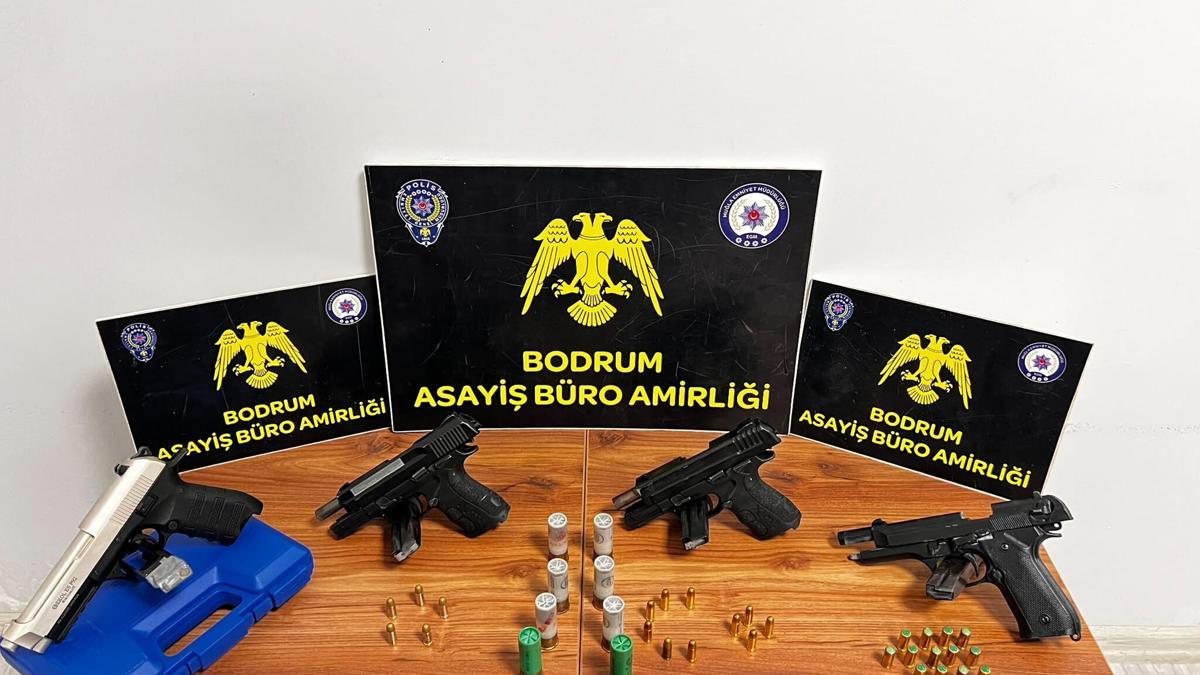 Bodrum'da asayiş operasyonu, 2 tutuklama