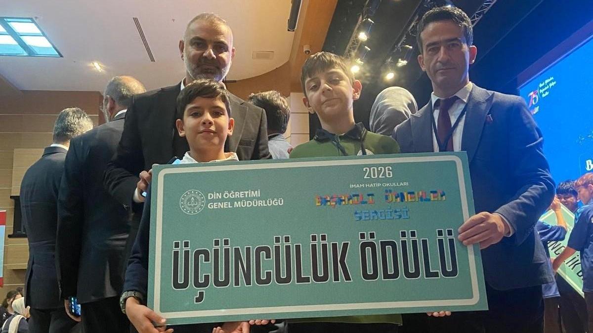Mardinli öğrencilerin iyilik projesi, Ankara’dan ödülle döndü