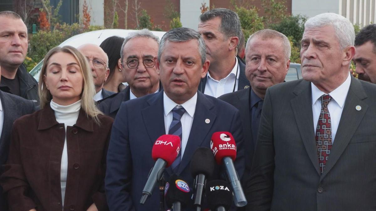 Özgür Özel ve Müsavat Dervişoğlu, İBB davası sonrası konuştu